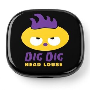 “Parasite Pals” Accoutrements DIG DIG HEAD LOUSE Funny Compact Mirror & Comb Set